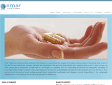 Tablet Screenshot of emarpharma.com